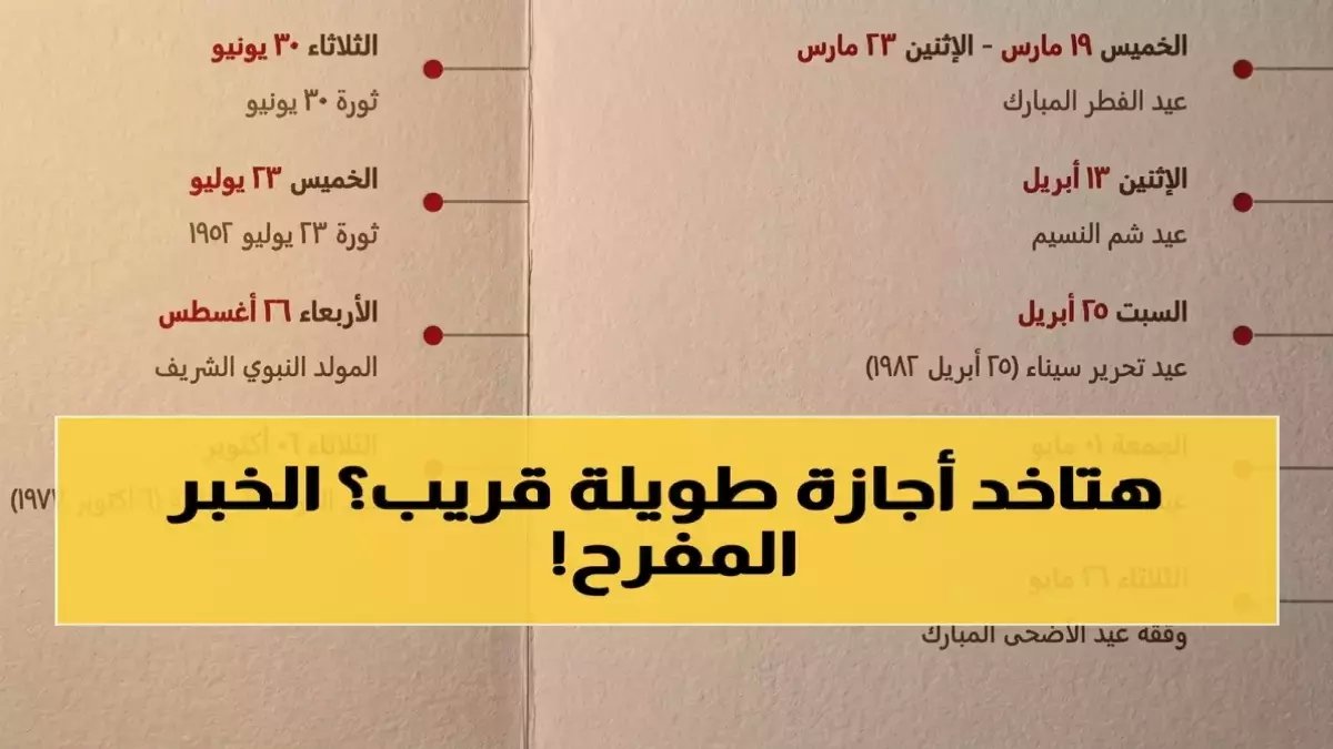 القرار الحكومي الوحيد الذي سيبقى في ذاكرتك حتى 2026... مجلس الوزراء يمنحك 18 يومًا لتبدأ التخطيط لحياتك مبكرًا
