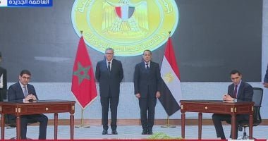 رئيسا وزراء مصر والمغرب يشهدان توقيع عدد من وثائق التعاون بين البلدين