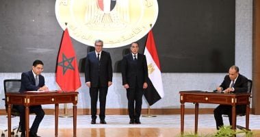 رئيسا حكومة مصر والمغرب يشهدان توقيع عدد من الوثائق لدعم علاقات البلدين