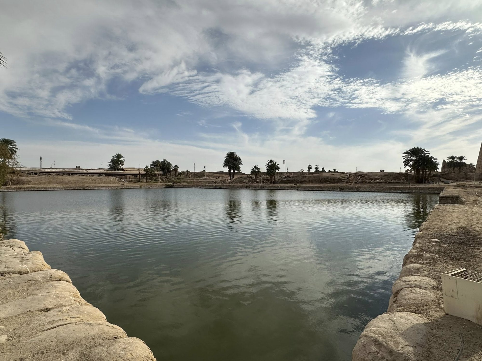 البحيرة المقدسة فى معابد الكرنك