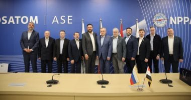 وفد لجنة الطاقة بالدوما الروسى يزور محطة الضبعة النووية.. صور