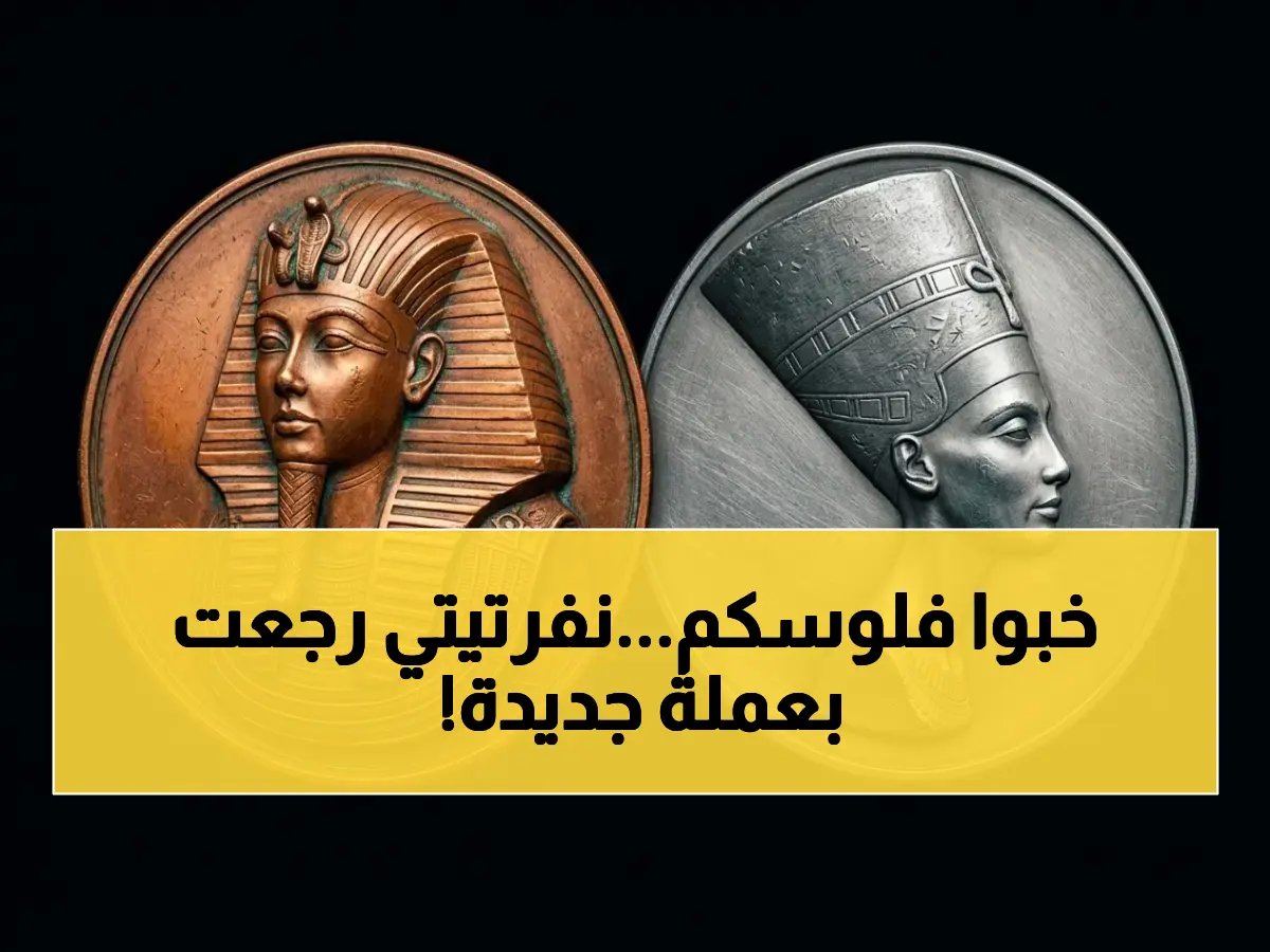  عملة معدنية جديدة بوجه نفرتيتي تظهر رسمياً... قرار سري من الحكومة لمكافحة سوق سوداء خطير يتلاعب بالفكة المصرية!