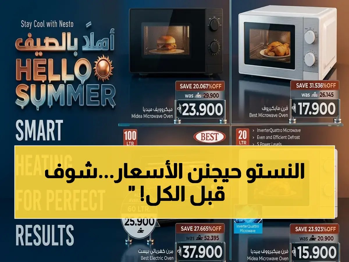  نستو عمان يحطم الأسعار… أسرار التوفير القصوى على المستلزمات اليومية (8-20 أبريل) | توفير يصل لـ 50% على البقالة والمنظفات والعناية الشخصية لكل عائلة!