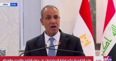 وزير الخارجية من بغداد: القاهرة تقف بكل ثقلها لدعم أمن واستقرار العراق والمنطقة