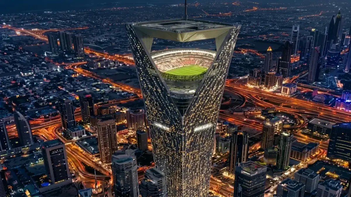 كيف يمكن لمكان أن يعيد تعريف نفسه؟ الجواب عند "استاد الأمير محمد بن سلمان" بسقفه الانسحابي الأول عالمياً.