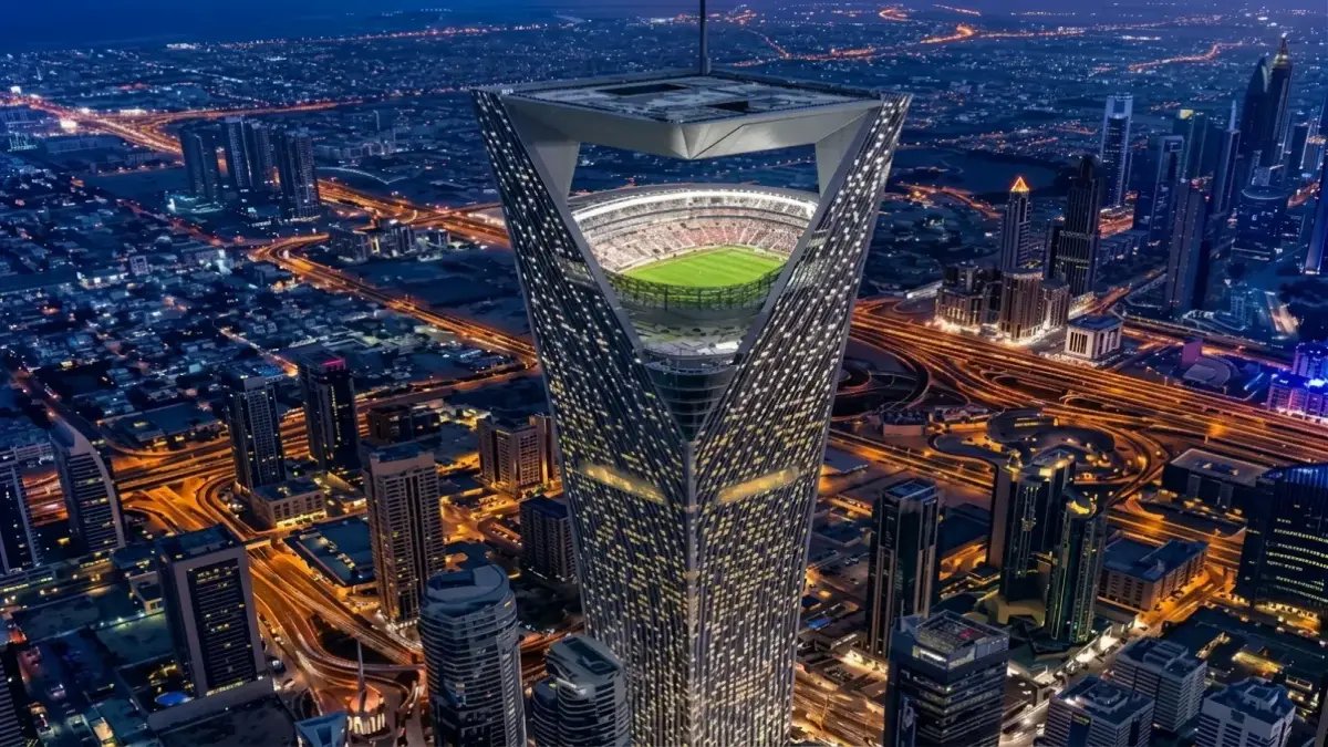 كيف غير جبل طويق خريطة الرياضة العالمية؟.. الإجابة في أول استاد في العالم يرتفع 200 متر فوق سطح البحر برؤية الأمير محمد بن سلمان