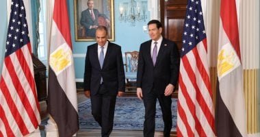 وزيرا خارجية مصر وأمريكا يناقشان مسار المفاوضات بين الولايات المتحدة وايران 
