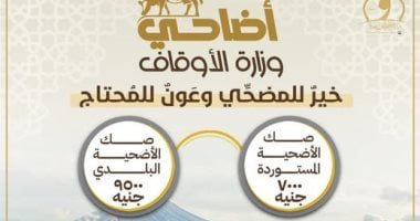 لأول مرة صك الأضحية من وزارة الأوقاف بالتقسيط على 6 شهور.. تفاصيل