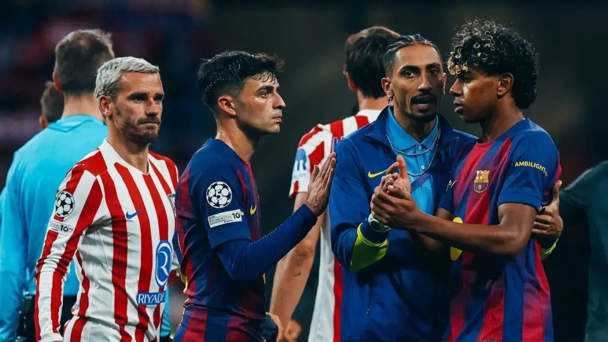 عاجل: فضيحة تحكيمية تثير غضب عشاق الدوري الأسباني… تقييم كارثي 4.5/10 لحكم مباراة أتلتيكو وبرشلونة يكشف 4 أخطاء قاتلة!