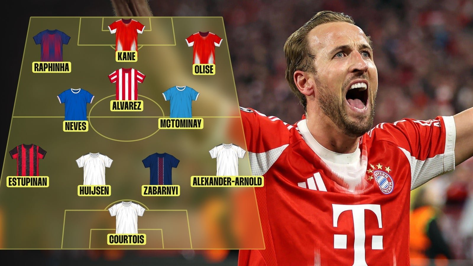 هاري كين يقود تشكيلة مثالية من صناعة الدوري الإنجليزي