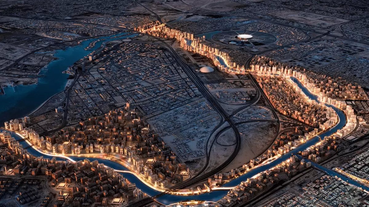 شاهد بالفيديو : ظهور أنهار عملاقة جديدة في السعودية تشق الجبال وتتفوق على نهر النيل ونهر التايمز في بريطانيا !