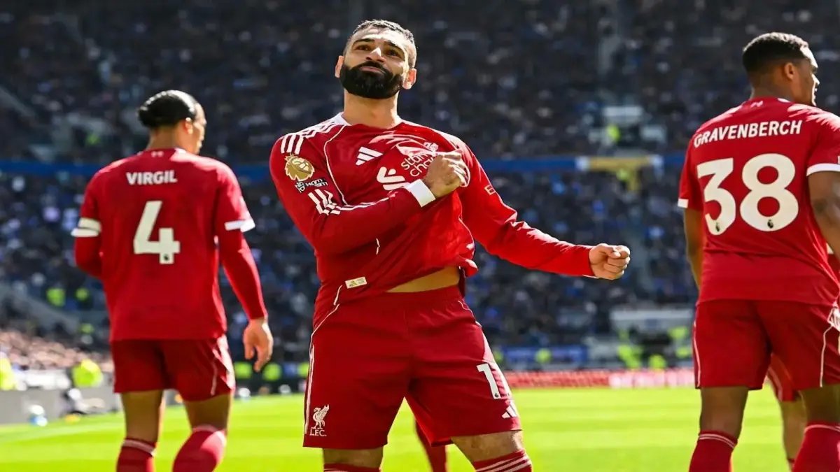 حصري: أول تعليق من محمد صلاح بعد تدمير إيفرتون - شاهد الانفعال الفوري الذي قلل أن يستمر 3 دقائق!