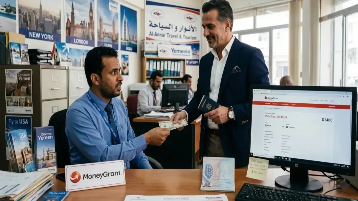 عاجل: محتال أمريكي ينفذ خدعة بـ50 دولاراً فقط تذهل مكاتب السفر… كيف خدع موظفاً ذكياً بهدوء أعصابه؟