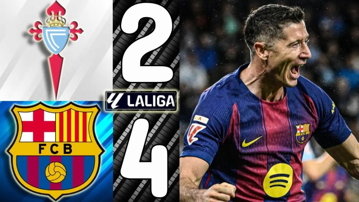 أمامك 90 دقيقة لتتويج اللقب! برشلونة يسحق سيلتا فيغو اليوم... الحلم الكتالوني يصبح واقعاً