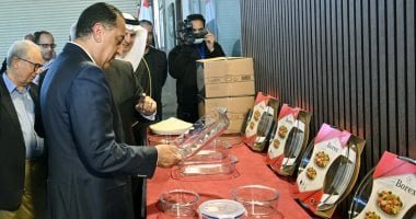رئيس الوزراء يفتتح مصنع شركة "بوريكس للزجاج المحدودة" بمنطقة السخنة الصناعية