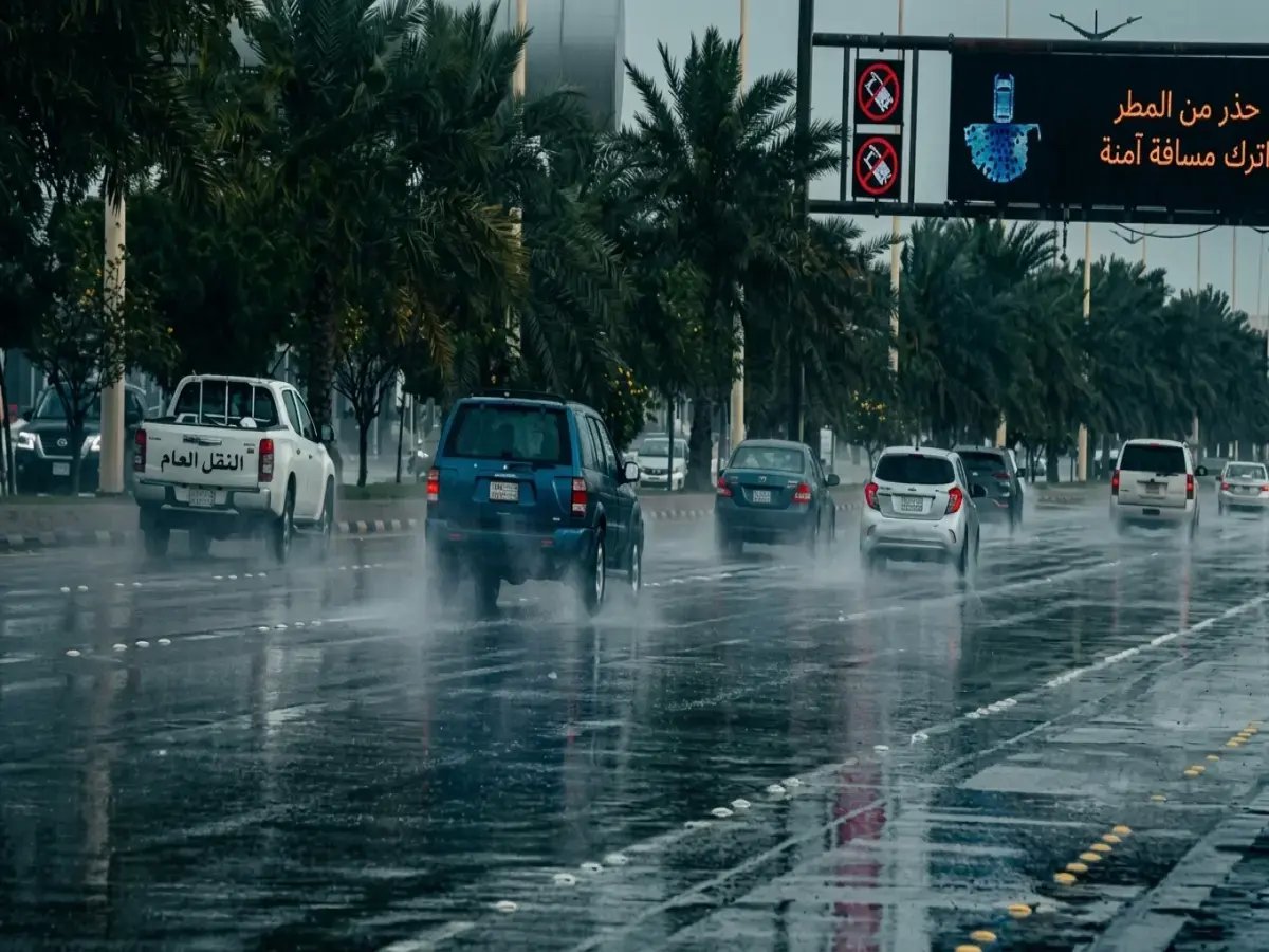  الأمطار الرعدية تحول مناطق المملكة إلى وضع خطر… اعرف مدينتك الآن!
