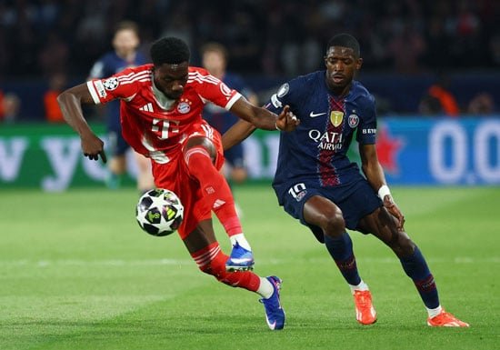 بايرن  ,باريس سان جيرمان