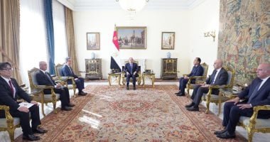 الرئيس السيسى يستقبل رئيس جامعة هيروشيما ويؤكد حرص مصر على التوسع في التعاون مع الجانب الياباني ..فيديو