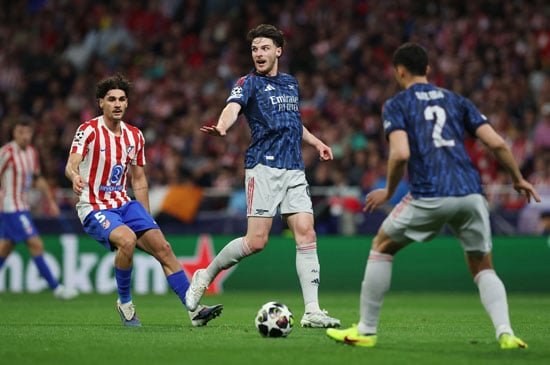 أرسنال ضد أتلتيكو مدريد نصف نهائى دورى أبطال أوروبا