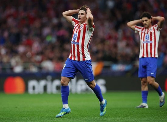 لاعبى أتلتيكو مدريد