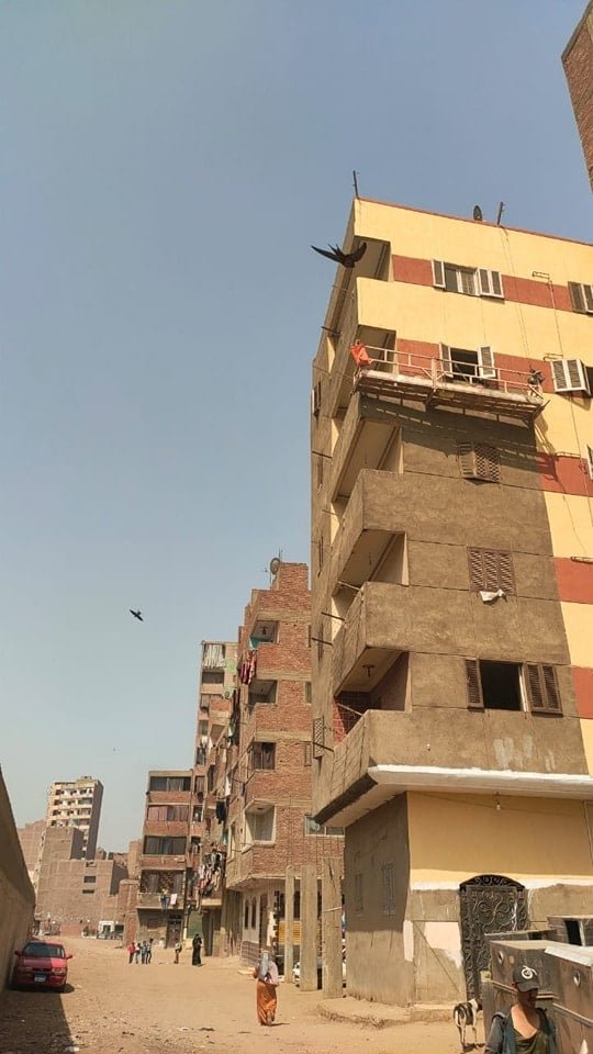 دهان واجهات العقارات على الطريق الدائري