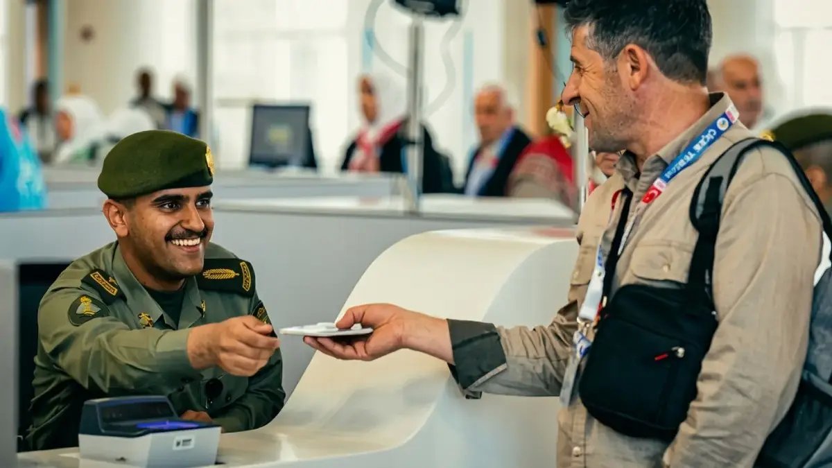 عاجل: الجوازات السعودية تختصر الزمن في مطار الأمير محمد بن عبدالعزيز… استقبال أولى رحلات حجاج المغرب بسهولة مذهلة!