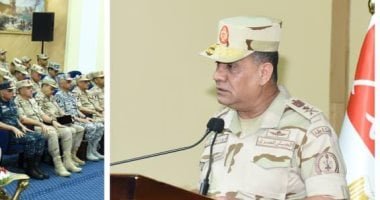 الفريق أشرف سالم زاهر يلتقى عددا من مقاتلى المنطقة الجنوبية العسكرية (فيديو)