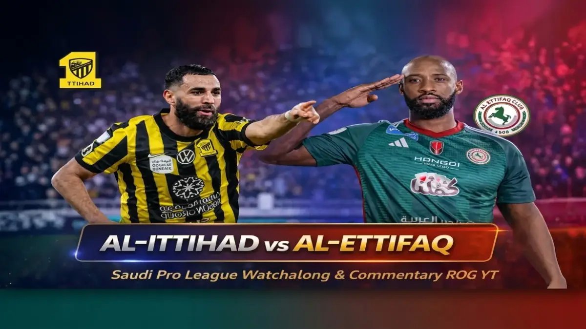 عاجل: ننشر رسمياً القناه الناقله لمباراه الاتحاد ضد الاتفاق.. وأسماء القناة والمعلق للشوط الثاني في دوري روشن السعودي 2026