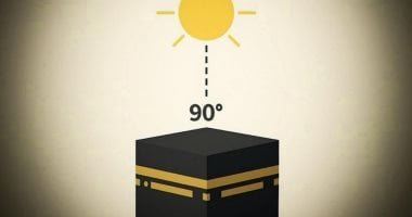الشمس تتعامد على الكعبة المشرفة الخميس المقبل فى ظاهرة تتكرر مرتين سنويا