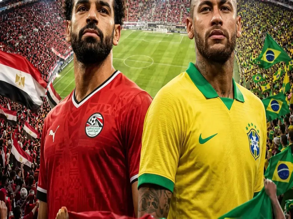  الموعد الكامل لمواجهة مصر والبرازيل التاريخية في 7 يونيو.. شاهدها الآن على هذه القنوات!