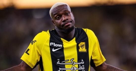 الاتحاد يتعادل مع الفيحاء 1-1 في الشوط الاول بالدوري السعودي