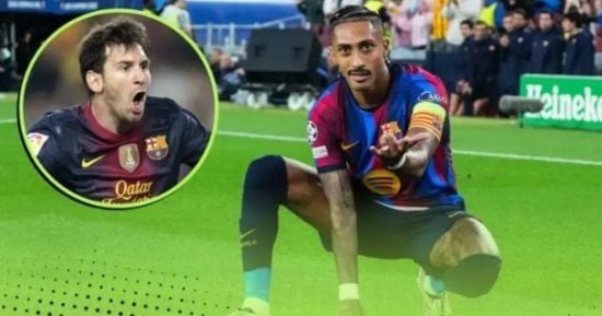يطارد أرقام ميسي.. 7 إنجازات تاريخية تنتظر رافينيا مع برشلونة