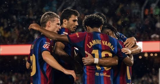 ‏برشلونة ضد راسينج.. البارسا يكتسح 7-2 ويبتعد بصدارة الليجا في غياب حمزة عبد الكريم