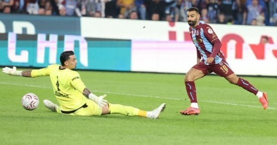 بصناعة محمد صلاح.. طرابزون سبور يسجل الهدف الثاني في شباك جالاتا سراي (فيديو)