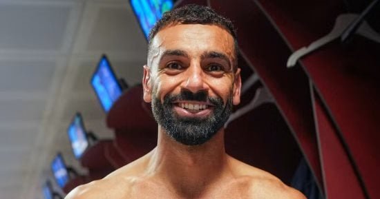 محمد صلاح يحتفل بالهاتريك مع طرابزون سبور بعد رباعية جالاتا سراي
