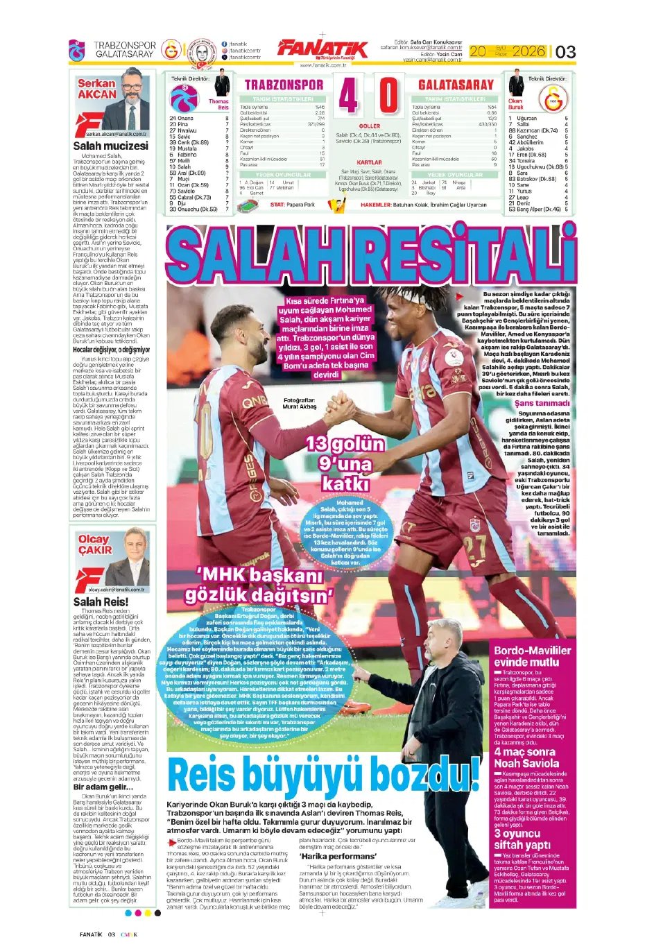 محمد صلاح حديث تركيا 