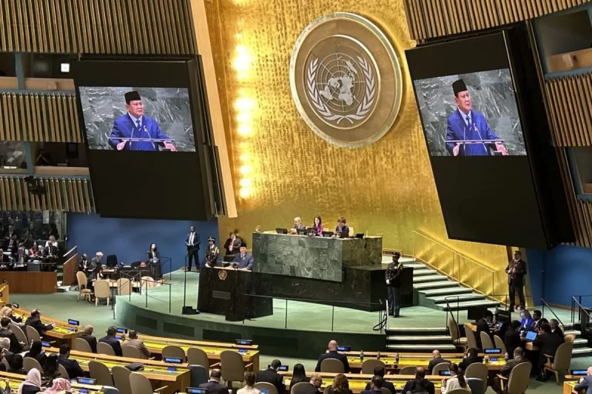 President Prabowo's speech at the general debate of the UNGA