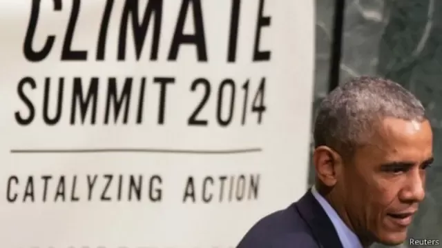 أوباما يؤكد على ضرورة اتباع مسار جديد في مكافحة التغير المناخي