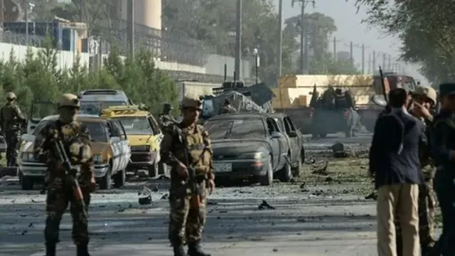 استهدف الانفجار مركبة للقوات الدولية