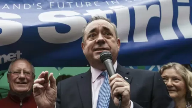 رئيس الحكومة المحلية في اسكتلندا، أليكس سالموند